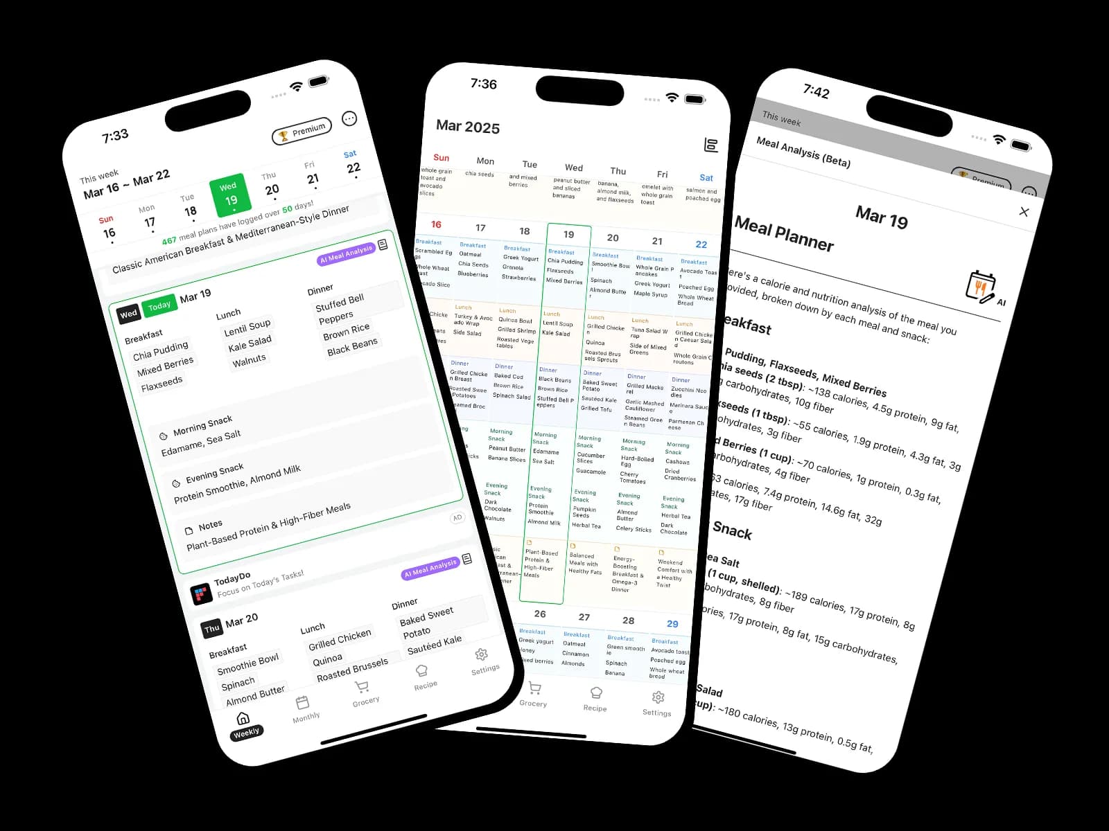 MealLog meal planner app interface preview
